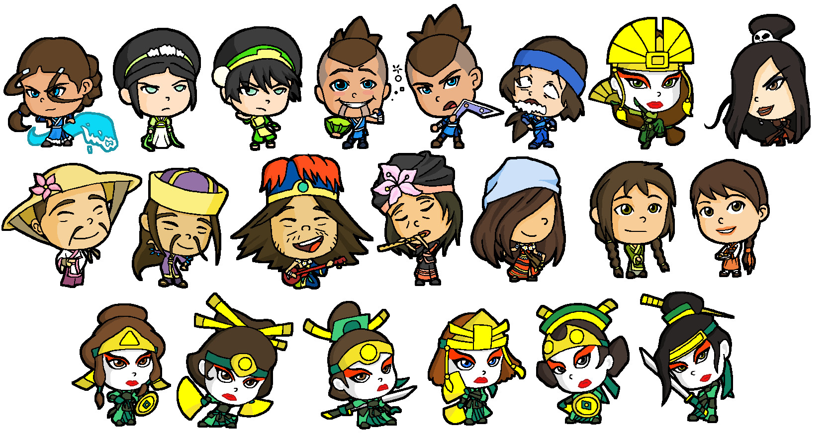 avatar-class-chibis