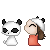 kissing-panda